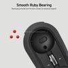 ELECOM Relacon Handheld Trackball Pointer, Ergonomic Thumb Mouse for Right or Left Hand, Bluetooth, 10 Buttons for TV, Presentation, Game, PC & MAC view 3