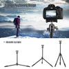 Andoer Camera Tripod Horizontal Mount Professional Travel Tripod with 360 Degree Panorama Ball Head Phone Holder Remote Control for DSLR Cameras Smartphones Compatible with Canon Nikon Sony view 3