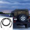 Cabilock 4pcs Bundling Rope with Carabiner Hooks Elastic Straps for Motorcycle Luggage Camping and Outdoor Activities Material view 4