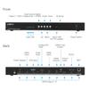 gofanco 4K 3x3 Video Wall Controller and Processor  up to 4K 30Hz, Inputs (USB-C, VGA, DP, HDMI) - 180 Rotate, Edge Correction, 1U, Audio Extractor - 25 Modes, Cascade up to 10x10 (Videowall33) view 4