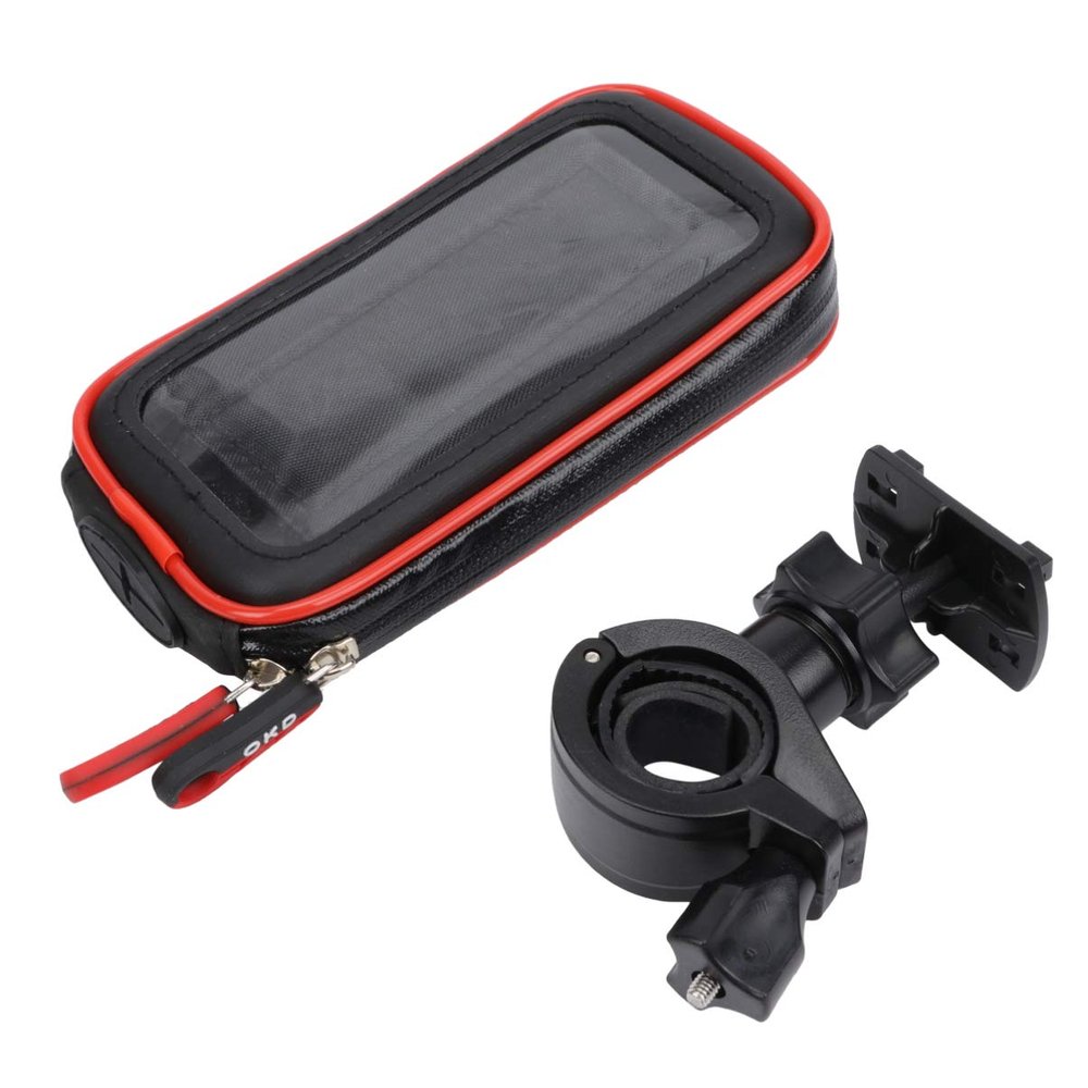 Hemobllo Bike Phone Holder Cell Phone Pouch with Stand for Material Easy to Install Front Bag for Convenient Use
