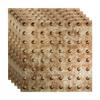 FASDE Dome Decorative Vinyl 2ft x 2ft Lay in Ceiling Panel in Bermuda Bronze (5 Pack) view 1