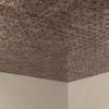 FASDE Dome Decorative Vinyl 2ft x 2ft Lay in Ceiling Panel in Bermuda Bronze (5 Pack) view 2