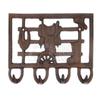 Decor for The Soul Saddle Stand Key Rack Wall Hooks Coat Hanger Cast Iron Western Antique Style view 1