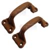 Decor for The Soul 2 Handles Cast Iron Door Drawer Pull Antique Look Rustic Barn Gate Shed Cabinet view 1