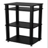 Andover Audio SpinStand Rack for Records and Audio Components - Metal-Reinforced, Holds 150 LPs, Optimum Height & Storage Space, Ideal for Turntables, Vinyl, SpinBase Systems (Black) view 1