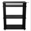 Andover Audio SpinStand Rack for Records and Audio Components - Metal-Reinforced, Holds 150 LPs, Optimum Height & Storage Space, Ideal for Turntables, Vinyl, SpinBase Systems (Black) view 3