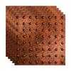 FASDE Dome Decorative Vinyl 2ft x 2ft Lay in Ceiling Panel in Moonstone Copper (5 Pack) view 1