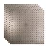 FASDE Minidome Decorative Vinyl 2ft x 2ft Lay in Ceiling Panel in Galvanized Steel (5 Pack) view 1