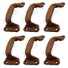 Decor for The Soul 6 Handles Rustic Cast Iron Door Drawer Pull Antique Look Barn Gate Shed Cabinet view 1