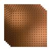 FASDE Minidome Decorative Vinyl 2ft x 2ft Lay in Ceiling Panel in Oil-Rubbed Bronze (5 Pack) view 1