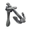 Decor for The Soul Anchor Door Knocker Cast Iron Nautical Beach Decor Rustic Silver Antique Style view 3