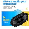 4x10 Speaker,Dual Cone Car Speaker,4x10 Door speaker Single Unit,Full Range,4 Ohm,Wide Frequency Response,Enhanced Bass,Polypropylene Cone,Rubber Surround,OEM Replacement,Coaxial,Car Stereo System view 2