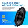 4x10 Speaker,Dual Cone Car Speaker,4x10 Door speaker Single Unit,Full Range,4 Ohm,Wide Frequency Response,Enhanced Bass,Polypropylene Cone,Rubber Surround,OEM Replacement,Coaxial,Car Stereo System view 4