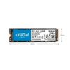 Crucial P2 2TB 3D NAND NVMe PCIe M.2 SSD Up to 2400MB/s - CT2000P2SSD8 view 2