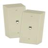 ENERLITES RJ11 Telephone Jack Wall Plate, 6-Position 6-Conductor 6P6C (2 Line Support), 1-Gang 4.50" x 2.76", 6631-I-10PCS, Ivory (10 Pack) view 1