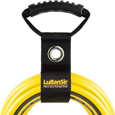 LuBanSir 3 Pack Extension Cord Organizer, 17" Portable Hook and Loop Storage Straps with Grommet Fit Extension Cords, Cables, Ropes, Garden Water Hoses Carrying and Hanging