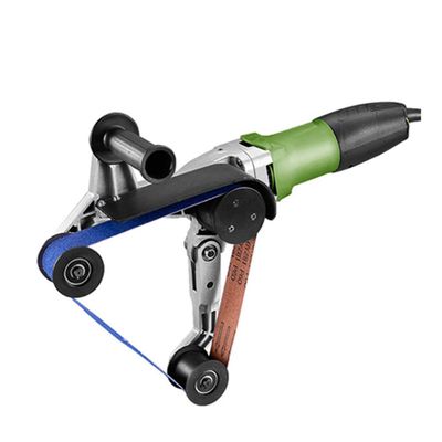 ATO Tools 30 x 1.6 Inch Handheld Belt Sander, 800w,7.3A,110V, Handheld Belt Sander Suitable for Sanding Stainless Steel Pipes,Wooden Pipes,Aluminum Pipes and Other Metal Round Pipes (Short Handle)