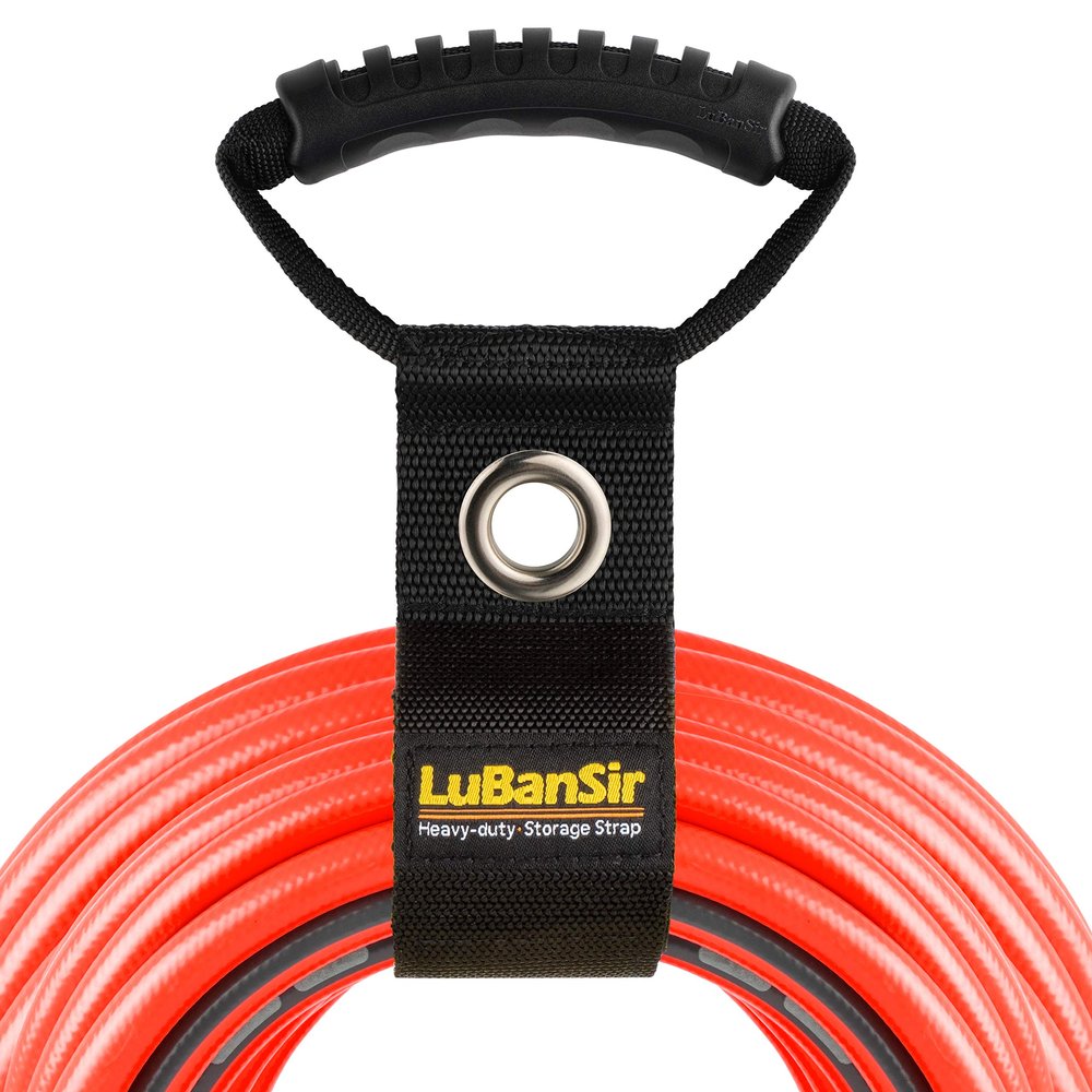 LuBanSir 3 Pack Extension Cord Organizer, 28" Portable Hook and Loop Storage Straps with Grommet Fit Extension Cords, Cables, Ropes, Garden Water Hoses Carrying and Hanging