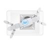 AIZYR Adjustable Tablet Wall Mount Holder Stand, 360 Rotating Desktop Tablet Bracket with Non-Slip Gasket for Kitchen Table 7-12 Inch Tablet,1 pcs view 1