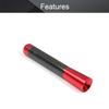 Othmro Universal 3 inches 80mm Carbon Fiber Pattern Screw-on Short Car Radio Antenna red Black 1 pcs view 4