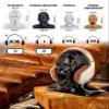 OEHLBACH Scream Unlimited Plus - exclusive headphone stand in the shape of the legendary Oehlbach head - optimal storage of larger over-ear headphones (made in Germany) handmade - fire red view 2