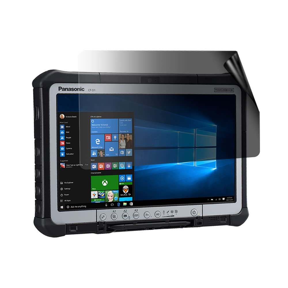 celicious Privacy Lite 2-Way Anti-Glare Anti-Spy Filter Screen Protector Film Compatible with Panasonic Toughpad CF-D1