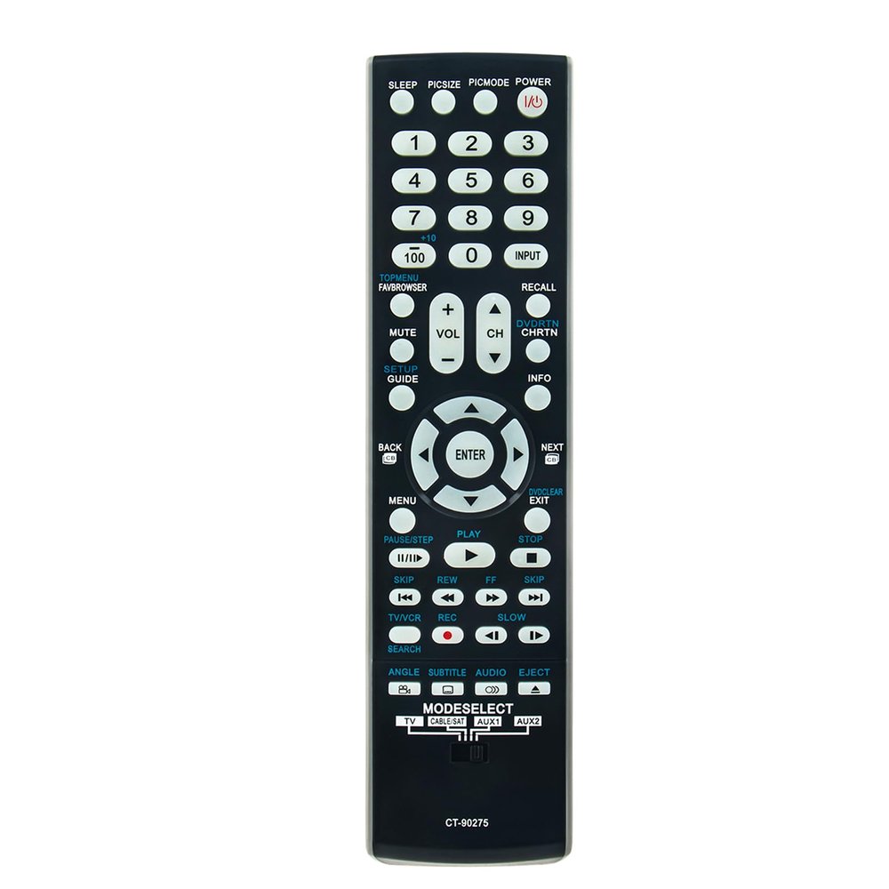 AIDITIYMI CT-90275 Replacement Remote Compatible with Toshiba TV 26LV47 26LV67 32LV67U 32LV67 19AV500U 19AV501U 19AV51U 26HL67 32AV500U 37AV500U 26AV50U 37AV500E 50HM67 57HM167 65HM167