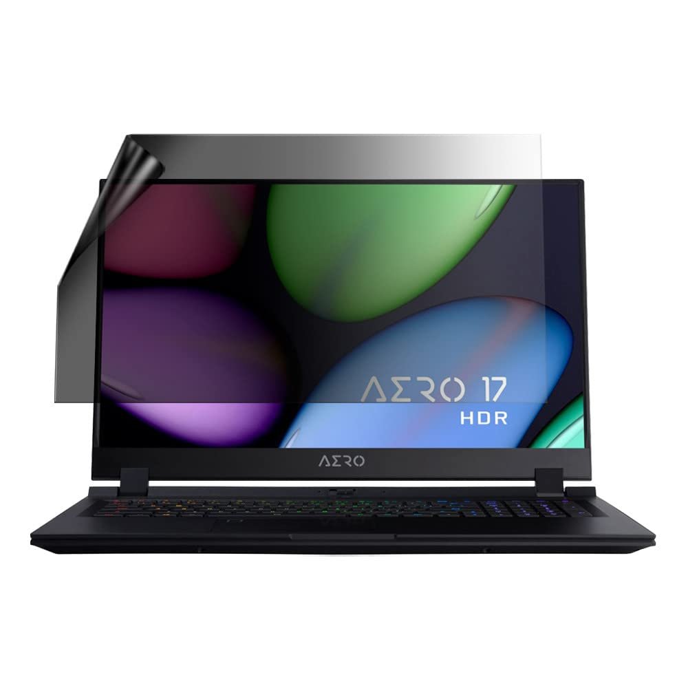 celicious Privacy Lite 2-Way Anti-Glare Anti-Spy Filter Screen Protector Film Compatible with Gigabyte Aero 17 HDR SB