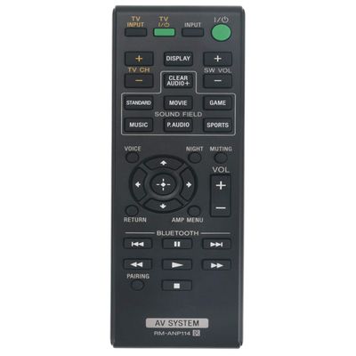 AIDITIYMI RM-ANP114 Replacement Remote Control Compatible with Sony Soundbar Sub RM-ANP115 RM-ANP116 HT-CT770 HT-CT370 SA-WCT370 SA-CT370 SA-CT770 SA-WCT770