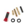 Othmro Universal red 3.5cm Carbon Fiber Screw Aluminum Alloy Car Short Radio Antenna 1 pcs view 1