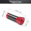 Othmro Universal red 3.5cm Carbon Fiber Screw Aluminum Alloy Car Short Radio Antenna 1 pcs view 2