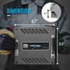Banda 1-Channel Vehicle Audio Bass Amplifier - High-Powered Mono Bass Amplifier w/Subsonic Filter and Low Pass Filter Stable at 1 ohm, LED Indicators, Sound Specialization - ICEX801 view 2