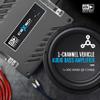 Banda 1-Channel Vehicle Audio Bass Amplifier - High-Powered Mono Bass Amplifier w/Subsonic Filter and Low Pass Filter Stable at 1 ohm, LED Indicators, Sound Specialization - ICEX801 view 4