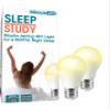 Miracle LED 9W Sleep Study Blue Light Blocking Bulb to Aid Unwinding and Relaxation for Bedtime (2-Pack), Amber Glow view 1