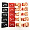 DEEJAY LED TBH2GA10PINKBLK 10 Pack Crimp Connector Style for 2 Gauge Wire Pink / Black Tube Insulators view 1