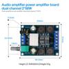 2Pcs Digital Amplifier Board,TPA3116D2 Dual Channel Audio Stereo AMP High Power Digital Subwoofer Power Amplifier Board 2x50W 5V 12V 24V for Store Solicitation Home Theater Square DIY Speakers view 2