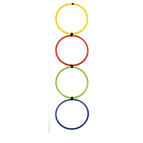 PerfectPitch Hoop Agility Ladder44; Multicolor