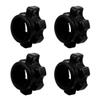 BESPORTBLE 4pcs Dumbbell Bar Nut Screw Clamps for Standard Barbells Lightweight and Easy to Install for Home Fitness Equipment and Weight Training Accessories view 1