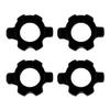 BESPORTBLE 4pcs Dumbbell Bar Nut Screw Clamps for Standard Barbells Lightweight and Easy to Install for Home Fitness Equipment and Weight Training Accessories view 3