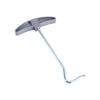 Peg Puller Extractor, Tent Peg Nail Puller Tool, Steel Awning Stakes Hooks Remover Lifter for Camping view 1