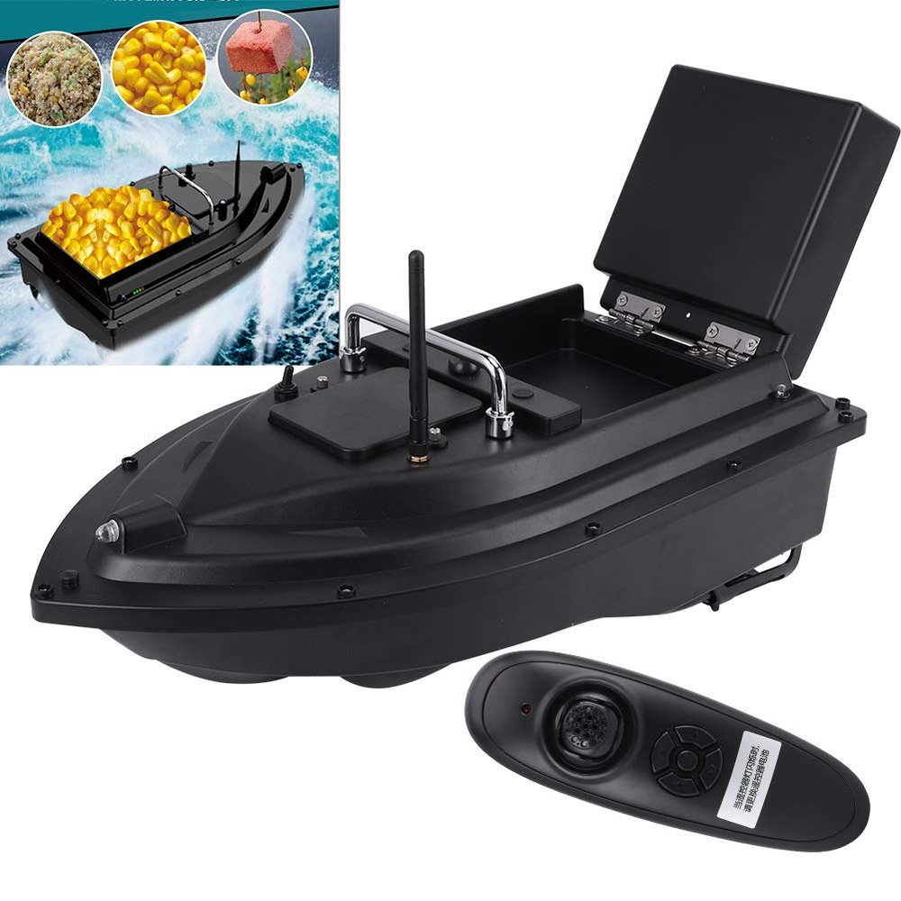 Fishing Bait Boat, Smart RC Fish Finder, Automatic Fish Feeder Boat for Freshwater, Saltwater, and Recreational Fishing, 100-240V Compatible, 500m Range, 2kg Loading Capacity for p