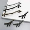 Geeyu 96 Dressing Table Handle, Drawer Knobs Door PullsTree Branch Furniture Handle Single Hole 96mm 128mm Black Silver Bronze Kitchen Cabinet Handles, Indoor Hardware (Color : Black Single) view 3