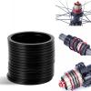 Bottom Bracket Washer, Lightweight Aluminum Alloy 2mm Thick Hub Spacer 15 Pcs Set for Road Bike Repair Maintenance Cycling Upgrades and DIY Enthusiasts view 3