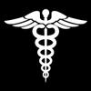 NBFU Medical Symbol Caduceus Nurse Medical 2 (White) (Set Of 2) Premium Waterproof Vinyl Decal Stickers For Laptop Phone Accessory Helmet Car Window Bumper Mug Tuber Cup Door Wall Decoration view 1