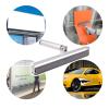 Gomake 12 Inch Rubber Pasting Roller Squeegee Rolling Wheel Power Cleaner Rubber Rollers for Crafting, Glue Roller Paint Brush for Printmaking Stamping Gluing, Anti Skid Tape Construction view 4