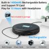 ARAFUNA Portable CD Player with Dual Stereo Speakers, Rechargeable CD Player for Car with Anti-Skip Protection, Headphones and AUX Cable Backlight Buttons view 3