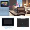 AMOCAM Upgrade Versions 3 Units Apartment Intercom System 7 inch Touch Monitor Video Door Phone Kits Support Ethernet Cable Connect, Single-Supply, ID Keyfobs Unlock for Home Apartment view 4