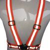 zojo Kids Reflective Vest 2pcs | Lightweight, Adjustable & Elastic | Safety & High Visibility for Running, Jogging, Walking, Cycling | Fits Outdoor Clothing (Neon Orange-Kids Size) view 4