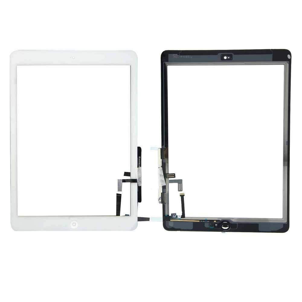 Touch Screen Digitizer + Home Button Replacement for iPad Air 1 / iPad 5 5th A1474 A1475 A1476 (White)